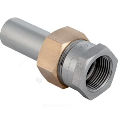 Переход разъемный сталь нерж Дн 22х3/4" труба/ВР Mapress Geberit 35384