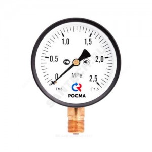 Манометр ТМ-610Р.00 радиальный Дк150мм 0-1,6 МПа G1/2" Росма 00000006956
