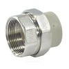 Муфта PP-R комбинированная разъемная серая ВР Дн 25х1/2" RTP (РосТурПласт) 15800