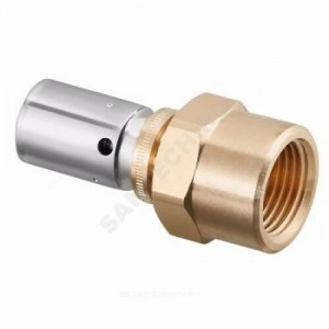 Муфта МП бронза/нерж пресс Дн 20х2,5х1/2" ВР Cofit PD Oventrop 1532245