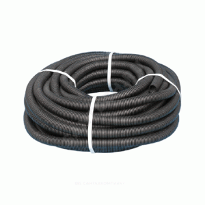 Шланг гофрированный ПЭ для PE-X Дн 25 для трубы Дн 16 черный бухта 50м Санпласт