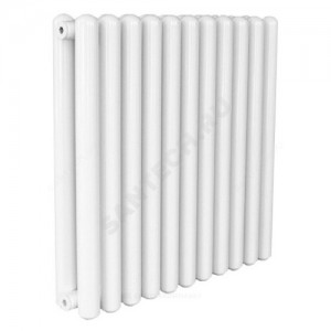 Радиатор трубчатый Гармония 2-300 17 секций с нижней подводкой ВР G 1/2" RAL 7048 (Перламутровый мышино-серый) КЗТО