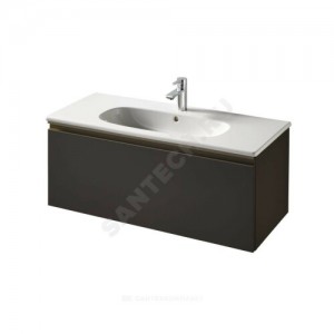 Тумба под умывальник 100 TESI серо-коричневый темный матовый Ideal Standard T0048PU