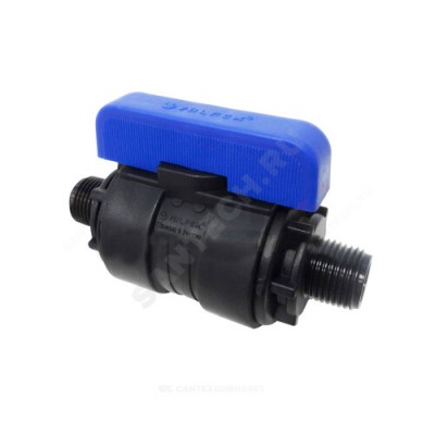 Кран шаровой компрессионный НР/НР Ду 26 1"x3/4" Ру16 VALFEX 1210226100034