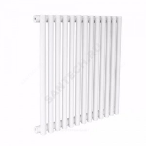 Радиатор трубчатый Гармония А25 2-300 14 секций с боковой подводкой ВР G 1/2" RAL 9016 (Белый) КЗТО ГА25230014