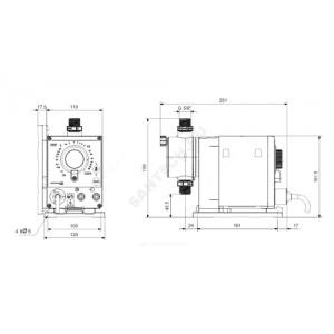 Насос дозировочный DDE 6-10 Grundfos 97720927 Насос дозировочный DDE 6-10 Grundfos 97720927