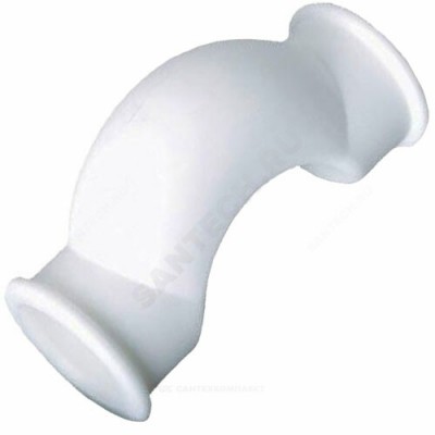 Скоба PP-R белая внутренняя пайка Дн 32 обводная с муфтами RTP (РосТурПласт) 19766