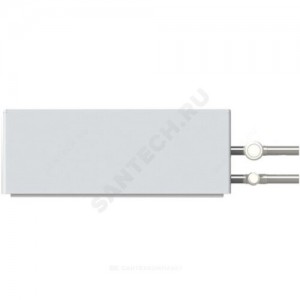 Конвектор настенный концевой "Универсал С" КСК 20 К (А12) (средней глубины) 2.574кВт двухтр с регулирующей арматурой, прямой бок/п резьба лев Сантехпром