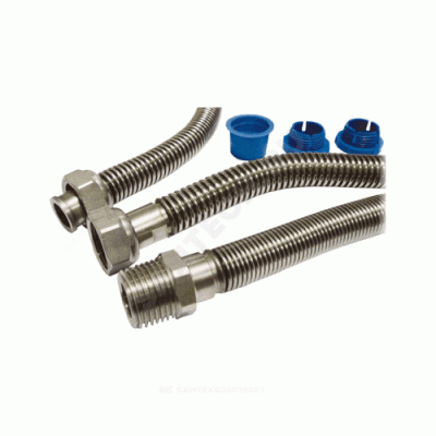 Подводка гибкая для газа сильфонная нержавеющая сталь 1/2" г-г L=0,8 м Tuboflex .