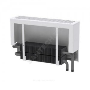 Конвектор настенный концевой Универсал ТБ-С НП КСК 20 (средней глубины) 1.961кВт двухтр с т/клапаном (угл) Danfoss 013G2152 ниж/п НР 3/4" прав ТЗПО