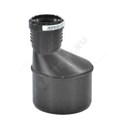 Переход PP-MD эксцентрический бесшумный Silent-PP Дн 90х75 б/нап в/к Geberit 390.473.14.1