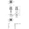 Насос многоступенчатый вертикальный HELIX V 1607-2/25/V/KS/400-50 PN25 3х400В/50 Гц Wilo 4150666