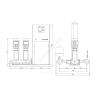 Установка повышения давления Hydro MPC-S 2 CR90-1 Grundfos 95044912