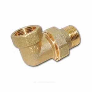 Соединитель латунь американка Ду 15 (1/2") угловой ВР/НР Цветлит ZW50072