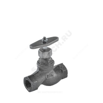 Клапан запорный чугун 15кч18п Ду 50 Ру16 Тмакс=225 оС ВР с маховиком Китай .