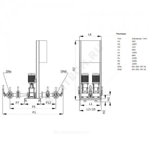 Установка пожаротушения CO 2 MVI 9502/1/SK-FFS-R Wilo 2453610 Установка пожаротушения CO 2 MVI 9502/1/SK-FFS-R Wilo 2453610
