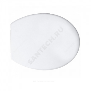 Сиденье для унитаза Дельта белое полипропилен универсальное Санпласт РРСКЗ09-01