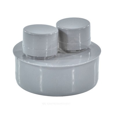 Клапан PP-H вакуумный серый Дн 50 б/нап RTP (РосТурПласт) 11303