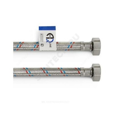 Подводка гибкая для воды нержавеющая оплетка 1/2" г-г L=0,5 м AQUALINE 01414