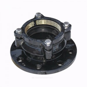 Муфта чугун соединительная для ПЭ труб Ду 100 (Дн 110-110) Ру16 L=95мм ПФРК-Е