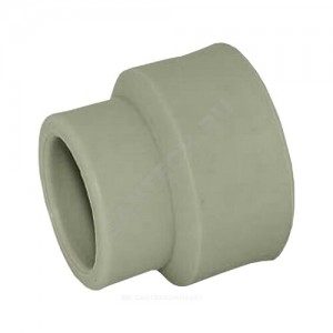 Муфта PP-R переходная серая внутр/наруж пайка Дн 110х63 VALFEX 10011063Г