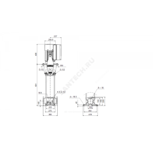 Насос многоступенчатый вертикальный CRE 95-1-1 A-F-A-E-HQQE PN16 Grundfos 99264346