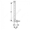 Патрубок смыва для писсуара Geberit 119.704.16.1