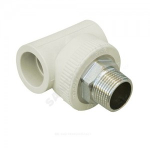 Тройник PP-R комбинированный под ключ серый НР Дн 40х1 1/4" RTP (РосТурПласт) 11002