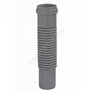 Патрубок PP-H гибкий серый Дн 40 б/нап в/к Орио СКГ-40 /