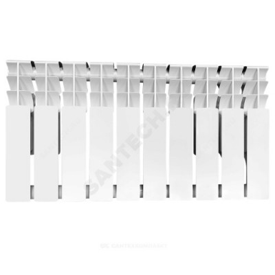 Радиатор биметаллический BM 350 8 секций RAL 9016 (белый) Benarmo