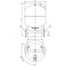Бак мембранный DT 5 DUO 80 Ду50 Ру10 для водоснабжения Wilo 2521290