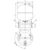 Бак мембранный DT 5 DUO 80 Ду50 Ру10 для водоснабжения Wilo 2521290