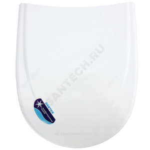 Сиденье для унитаза Римини белое дюропласт Santek 1.WH10.6.924