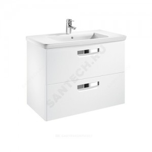 Тумба под умывальник 80 The Gap белый глянец Roca ZRU9302877