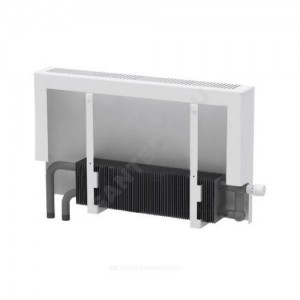 Конвектор настенный концевой Универсал ТБ НП КСК 20 (малой глубины) 1.966кВт двухтр с т/клапаном (угл) Danfoss 013G2152 ниж/п НР 3/4" ТЗПО