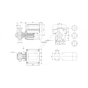 Насос консольно-моноблочный NBE32-160.1/177 A-F2-A-BAQE PN16 3х380-500В/50 Гц Grundfos 99100280