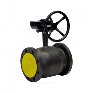 Кран шаровой сталь Ballomax КШТ 61.113 Ду 200 Ру16 фл с редуктором полнопроходной BROEN КШТ 61.113.200.Р.16