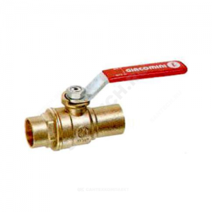 Кран шаровой медь R258D Дн 15 Ру42 под пайку рычаг Giacomini R258Y002