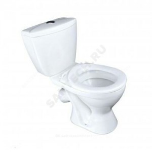Унитаз-компакт Вершок детский белый нижний подвод косой выпуск 1/реж полипропилен Лобненский стройфарфор