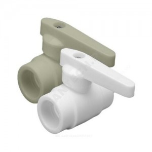 Кран PP-R шаровой серый внутренняя пайка Дн 63 VALFEX 10144063Г