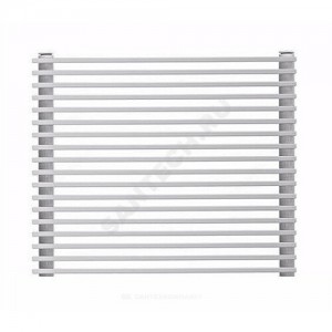 Радиатор трубчатый Параллели Г1-2000 шаг 25мм 11 секций с нижней подводкой ВР G 1/2" RAL 9005 (чёрный янтарь) КЗТО