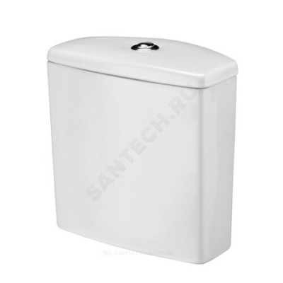 Бачок для унитаза Алькор белый нижний подвод без комплекта Santek 1.WH30.1.860