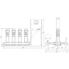 Установка повышения давления Hydro MPC-S 4 CR45-2 Grundfos 95044861