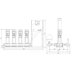 Установка повышения давления Hydro MPC-S 4 CR45-2 Grundfos 95044861