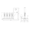 Установка повышения давления Hydro MPC-S 4 CR45-2 Grundfos 95044861