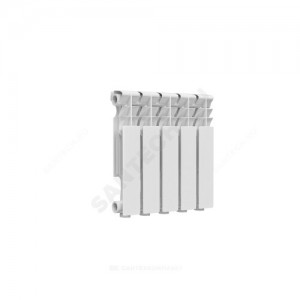 Радиатор алюминиевый Delta Plus 350 5 секций Qну=515 Вт RAL 9016 (белый) Ogint