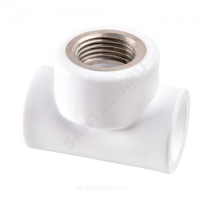 Тройник PP-R комбинированный белый ВР Дн 25х3/4" PRO VALFEX 10127025-PRO