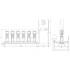 Установка повышения давления Hydro MPC-E 6 CRE45-1 Grundfos 99208337