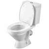 Унитаз-компакт Лига белый нижний подвод косой выпуск 2/реж полипропилен Santek 1.WH30.2.197