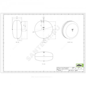 Бак расширительный мембранный C 80 л 3 бар Reflex 8280600